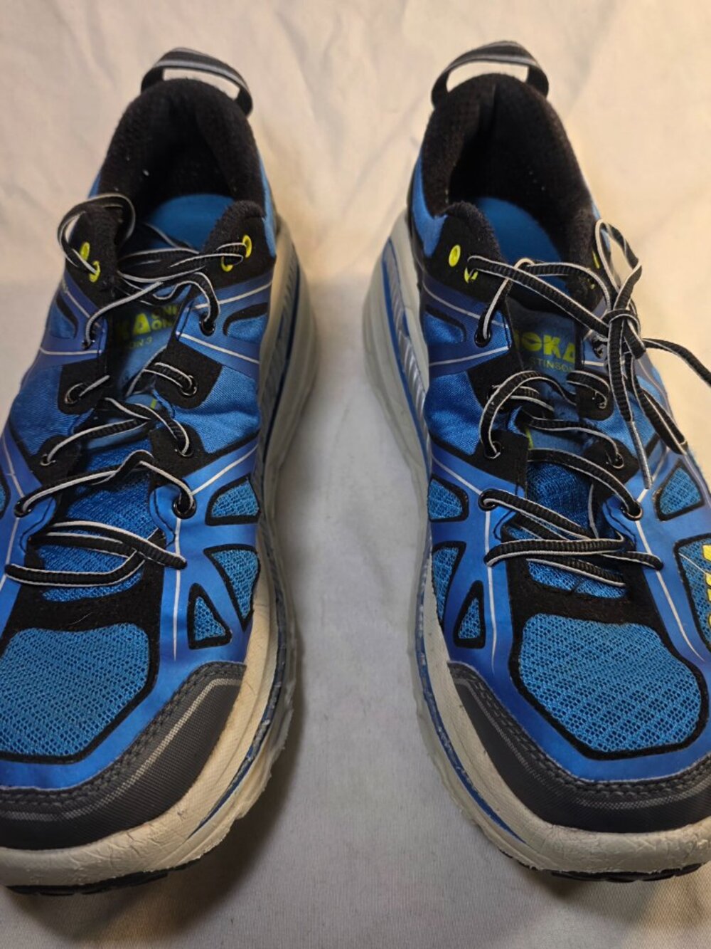 Hoka One One Stinson 3 ATR Trail Running Shoes Blue and Black See Desc for Size - Picture 2 of 16